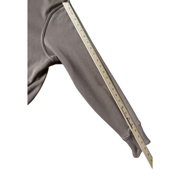 Athleta Cozy Karma Twist Neck Sweatshirt Pullover XL Tan Taupe - Picture 8 of 12